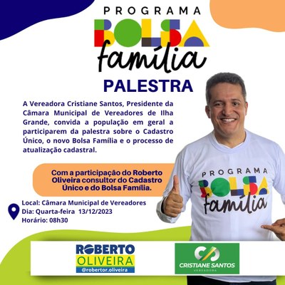 Palestra do Bolsa Família